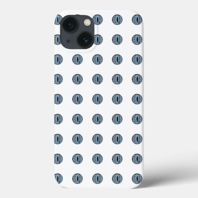 Halloween Blue Polka Dot Eyes Case-Mate iPhone Case (Back)