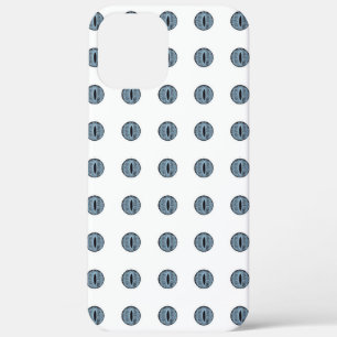 Halloween Blue Polka Dot Eyes iPhone 12 Pro Max Case