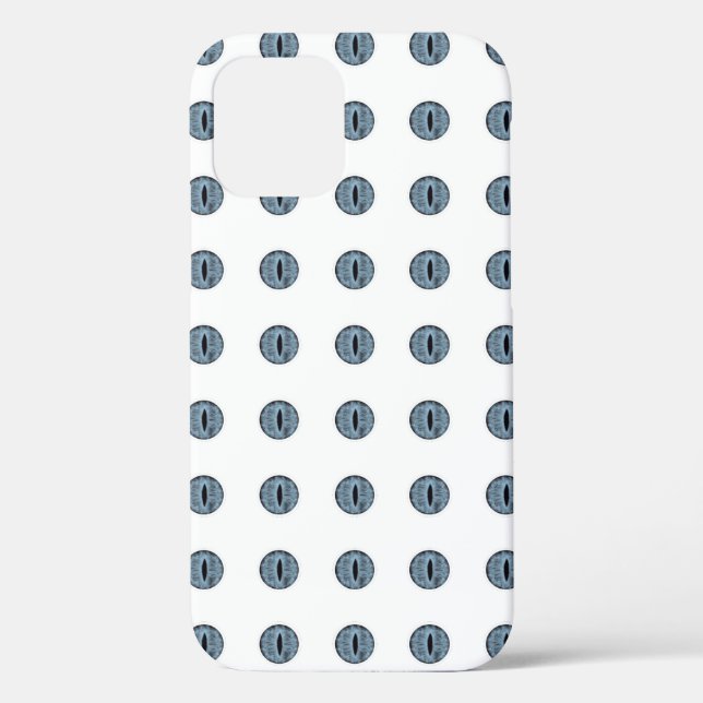 Halloween Blue Polka Dot Eyes Case-Mate iPhone Case (Back)