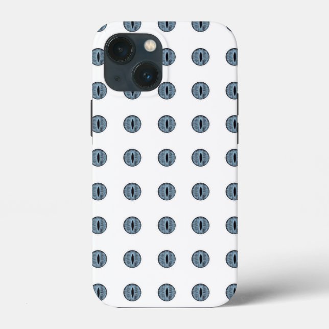 Halloween Blue Polka Dot Eyes Case-Mate iPhone Case (Back)