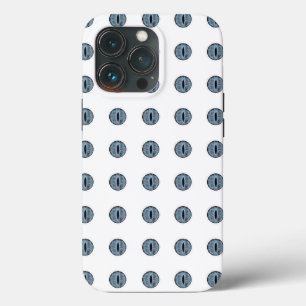 Halloween Blue Polka Dot Eyes iPhone 13 Pro Case