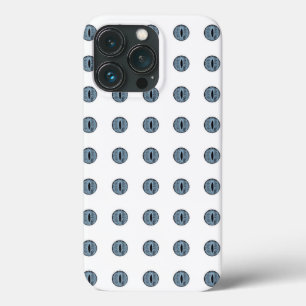 Halloween Blue Polka Dot Eyes iPhone 13 Pro Case