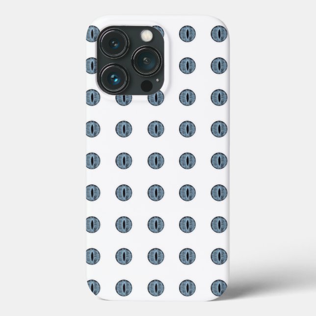 Halloween Blue Polka Dot Eyes Case-Mate iPhone Case (Back)