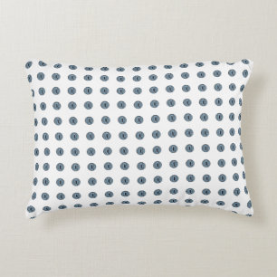 Halloween Blue Polka Dot Eyes Decorative Cushion