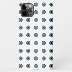 Halloween Blue Polka Dot Eyes iPhone 11Pro Max Case