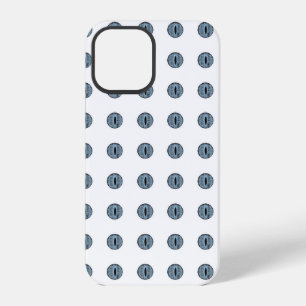 Halloween Blue Polka Dot Eyes iPhone 12 Pro Case