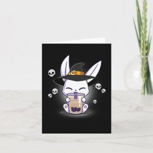 Halloween Bo Bunny Kawaii Anime Witch Bunny Bo  Card