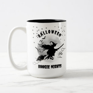Halloween Bogie Night Two-Tone Coffee Mug