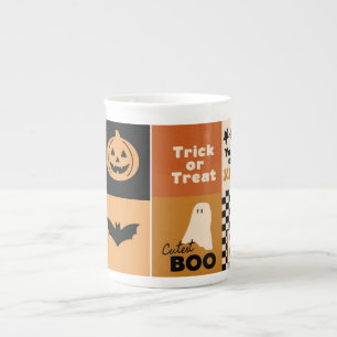 halloween bone china mug