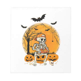Halloween BonePumpkin Notepad
