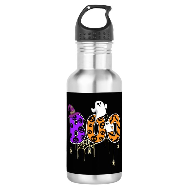 Halloween Boo                    710 Ml Water Bottle (Front)