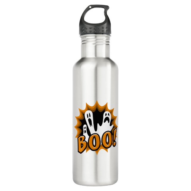 Halloween Boo! 710 Ml Water Bottle (Front)