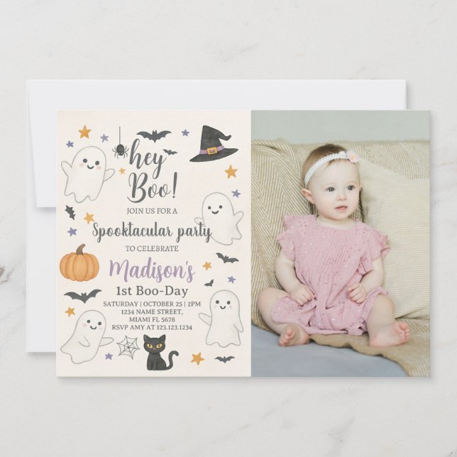 Halloween Boo Bash Spooktacular Party Invitation (Front)