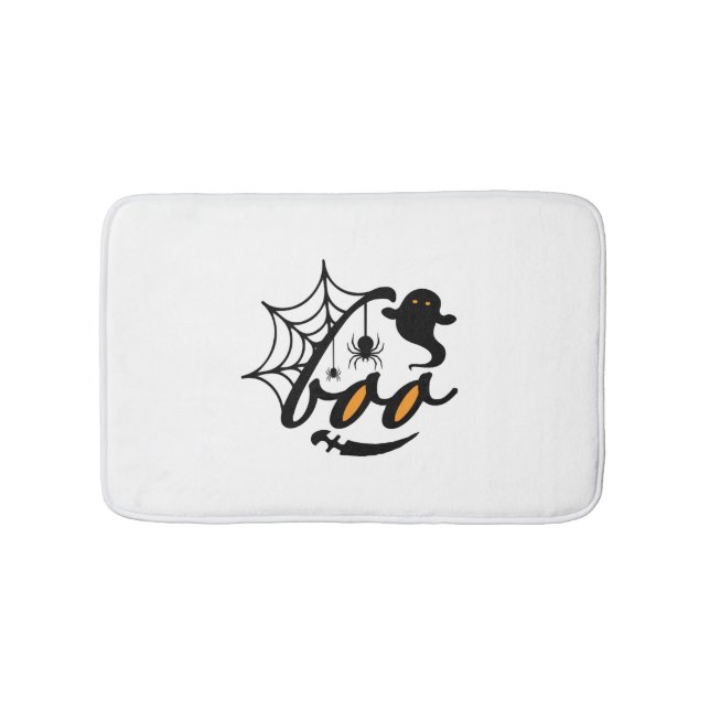 Halloween Boo                   Bath Mat (Front)