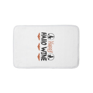 halloween boo bath mat