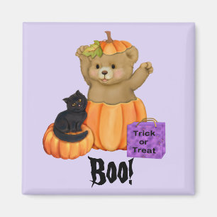 Halloween Boo Bear Magnet
