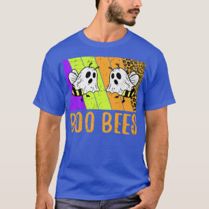 Halloween Boo Bees Ghost Family Funny Bees Vintage T-Shirt