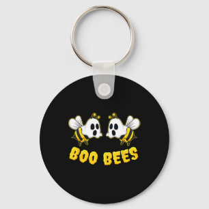 Halloween Boo Bees Matching Couples Fun Key Ring