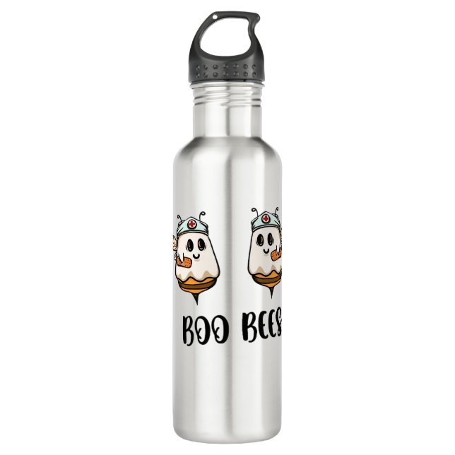 Halloween Boo Bees Nurse Classic T-Shirt 710 Ml Water Bottle (Front)