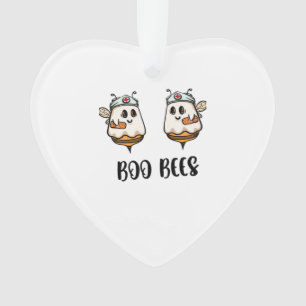 Halloween Boo Bees Nurse Classic T-Shirt Ornament