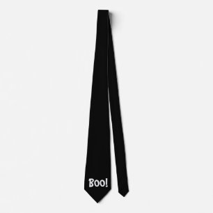 HALLOWEEN BOO BLACK TIE
