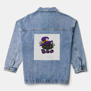 Halloween Boo Boo Crew Classic T-Shirt Denim Jacket