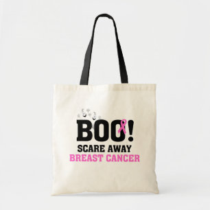 Halloween BOO Breast Cancer Trick or Treat  Tote Bag