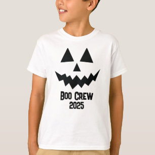 Halloween Boo Crew 2025 jack-o-lantern pumpkin  T-Shirt