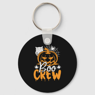 Halloween Boo Crew Birthday Key Ring