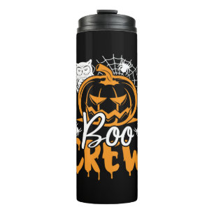 Halloween Boo Crew Birthday Thermal Tumbler