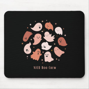 Halloween Boo Crew Cute Ghosts Nicu Nurse Premium Mouse Pad