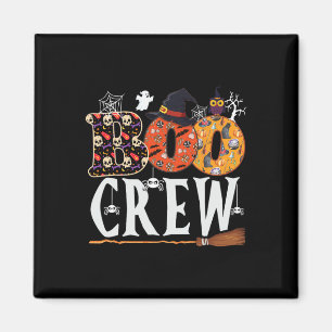 Halloween Boo Crew Funny Men Women Kids Magnet