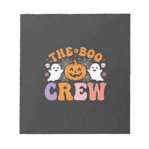 Halloween Boo Crew Ghost Pumpkin Design_1 Notepad