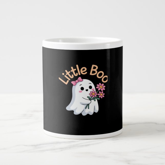 Halloween Boo Cute Family Large Coffee Mug (Front)