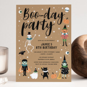 Halloween Boo-day Party Invitation