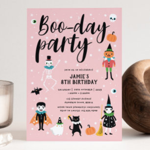 Halloween Boo-day Party Invitation
