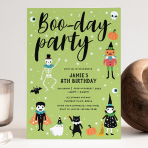 Halloween Boo-day Party Invitation