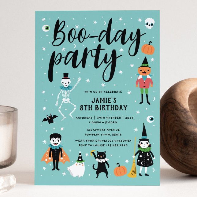 Halloween Boo-day Party Invitation (Creator Uploaded)