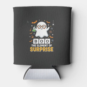 Halloween Boo Element of Surprise Ghost Design_1 Can Cooler
