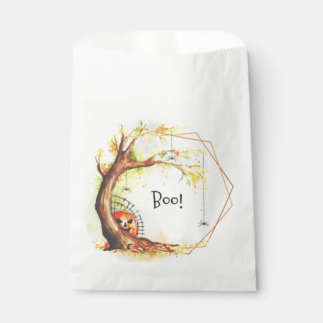 Halloween Boo  Favour Bag (Front)