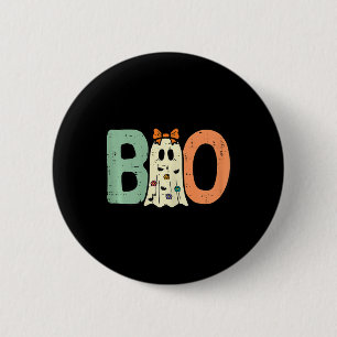 Halloween Boo Ghost Cute Costume Toddler Girls Kid 6 Cm Round Badge