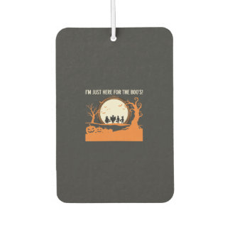 Halloween Boo Ghost Silhouette Car Air Freshener