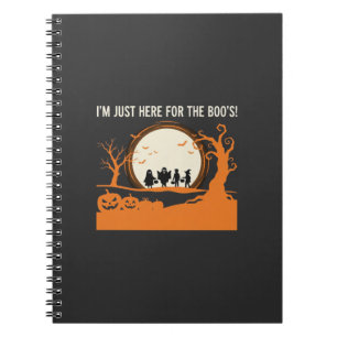 Halloween Boo Ghost Silhouette Notebook