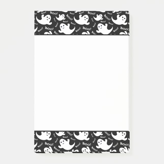 Halloween Boo Ghosts Post Notes (Front)