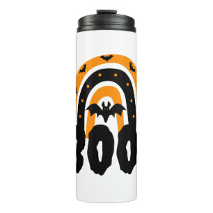 Halloween Boo Halloween Rainbow Thermal Tumbler