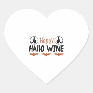 halloween boo heart sticker