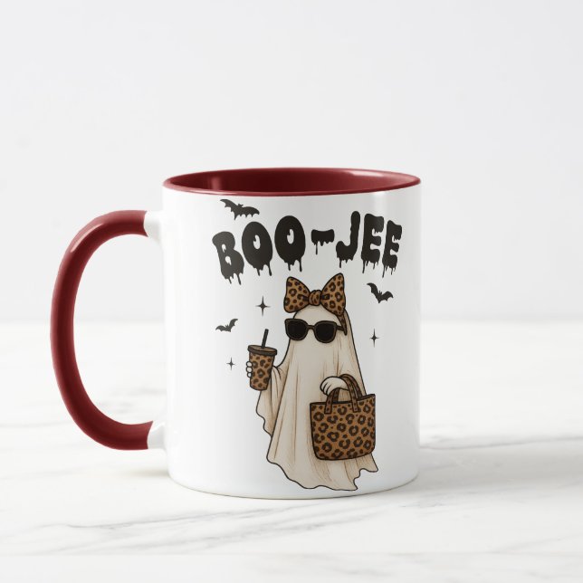 Halloween Boo-Jee Ghost  Mug (Left)