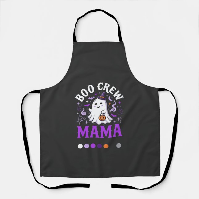 Halloween Boo Mama Magic Apron (Front)