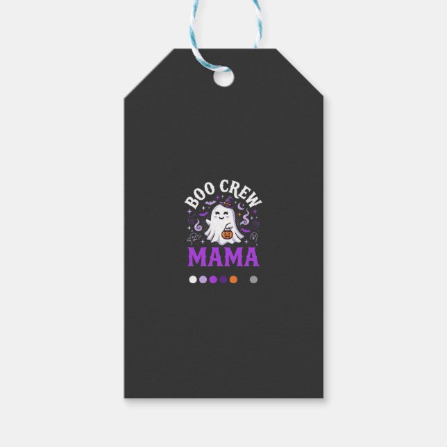 Halloween Boo Mama Magic Gift Tags (Front)
