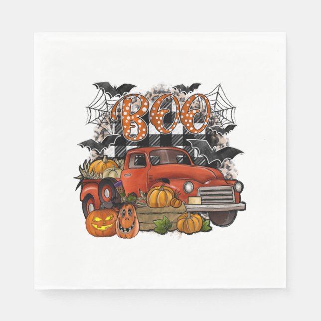 Halloween Boo        Napkin (Front)